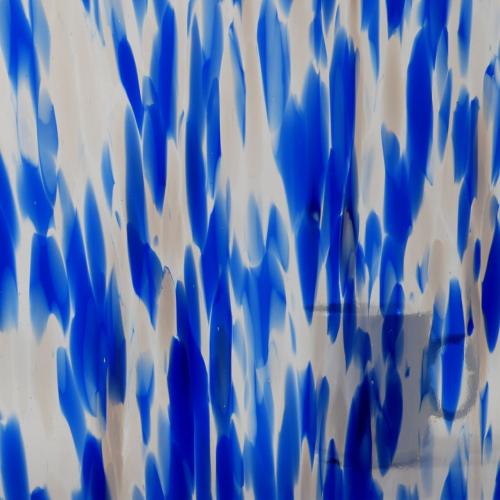 Bleu blanc verre opalescent Murano Spirit effet peinture 431-76 fusing S96 oceanside plaque de 30 par 20 cm