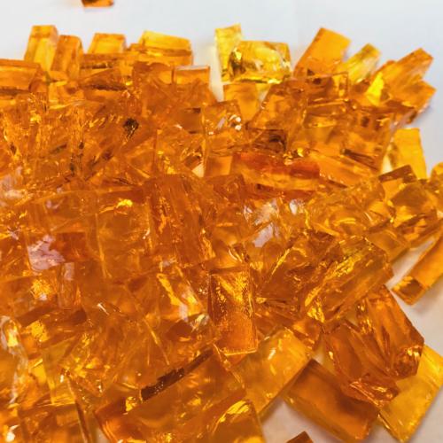 Orange mosaïque smalt orange vif corail translucide TR205 par 100g