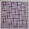 Mauve clair guimauve mosaque maux granuleux 2.3 cm brillant plaque 33 cm pour vrac