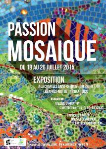 Exposition de Mosaque  Bressuisre (79) du 18 au 26 Juillet 2015