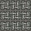 Mosaïque carrelage décor maze noir blanc gris 4 cm par 1 M²