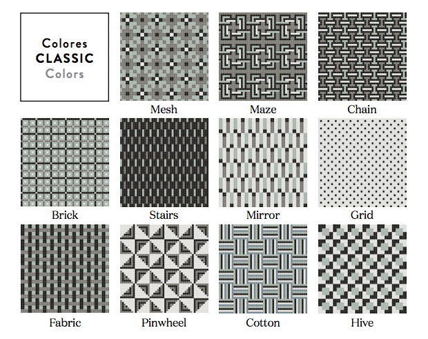 mosaque carrelage noir et blanc classique